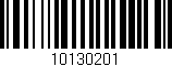 Código de barras (EAN, GTIN, SKU, ISBN): '10130201'