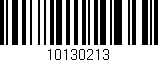 Código de barras (EAN, GTIN, SKU, ISBN): '10130213'
