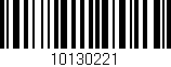 Código de barras (EAN, GTIN, SKU, ISBN): '10130221'