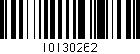 Código de barras (EAN, GTIN, SKU, ISBN): '10130262'
