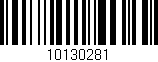 Código de barras (EAN, GTIN, SKU, ISBN): '10130281'
