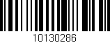 Código de barras (EAN, GTIN, SKU, ISBN): '10130286'