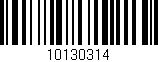 Código de barras (EAN, GTIN, SKU, ISBN): '10130314'