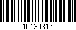 Código de barras (EAN, GTIN, SKU, ISBN): '10130317'