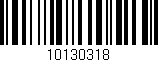 Código de barras (EAN, GTIN, SKU, ISBN): '10130318'