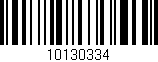Código de barras (EAN, GTIN, SKU, ISBN): '10130334'