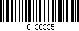 Código de barras (EAN, GTIN, SKU, ISBN): '10130335'