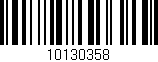 Código de barras (EAN, GTIN, SKU, ISBN): '10130358'