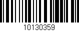 Código de barras (EAN, GTIN, SKU, ISBN): '10130359'