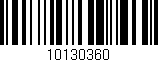 Código de barras (EAN, GTIN, SKU, ISBN): '10130360'