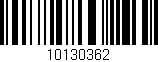 Código de barras (EAN, GTIN, SKU, ISBN): '10130362'