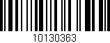 Código de barras (EAN, GTIN, SKU, ISBN): '10130363'