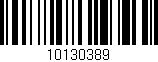 Código de barras (EAN, GTIN, SKU, ISBN): '10130389'
