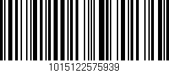 Código de barras (EAN, GTIN, SKU, ISBN): '1015122575939'