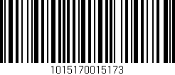 Código de barras (EAN, GTIN, SKU, ISBN): '1015170015173'
