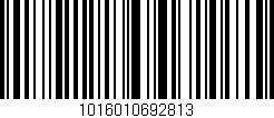 Código de barras (EAN, GTIN, SKU, ISBN): '1016010692813'