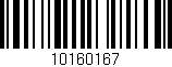 Código de barras (EAN, GTIN, SKU, ISBN): '10160167'