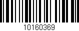 Código de barras (EAN, GTIN, SKU, ISBN): '10160369'
