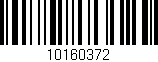 Código de barras (EAN, GTIN, SKU, ISBN): '10160372'