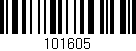 Código de barras (EAN, GTIN, SKU, ISBN): '101605'