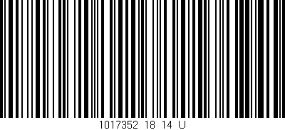 Código de barras (EAN, GTIN, SKU, ISBN): '1017352_18_14_U'