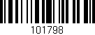 Código de barras (EAN, GTIN, SKU, ISBN): '101798'