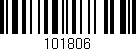 Código de barras (EAN, GTIN, SKU, ISBN): '101806'