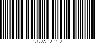 Código de barras (EAN, GTIN, SKU, ISBN): '1018605_18_14_U'