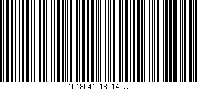 Código de barras (EAN, GTIN, SKU, ISBN): '1018641_18_14_U'