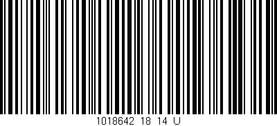 Código de barras (EAN, GTIN, SKU, ISBN): '1018642_18_14_U'