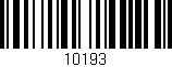 Código de barras (EAN, GTIN, SKU, ISBN): '10193'
