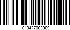 Código de barras (EAN, GTIN, SKU, ISBN): '1019477000009'