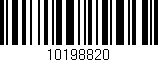 Código de barras (EAN, GTIN, SKU, ISBN): '10198820'
