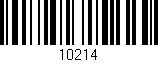 Código de barras (EAN, GTIN, SKU, ISBN): '10214'
