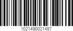 Código de barras (EAN, GTIN, SKU, ISBN): '1021490021497'