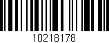 Código de barras (EAN, GTIN, SKU, ISBN): '10218178'