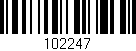 Código de barras (EAN, GTIN, SKU, ISBN): '102247'