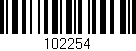 Código de barras (EAN, GTIN, SKU, ISBN): '102254'
