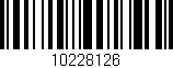 Código de barras (EAN, GTIN, SKU, ISBN): '10228126'