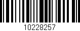 Código de barras (EAN, GTIN, SKU, ISBN): '10228257'