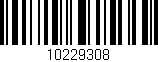Código de barras (EAN, GTIN, SKU, ISBN): '10229308'