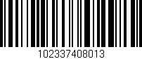 Código de barras (EAN, GTIN, SKU, ISBN): '102337408013'