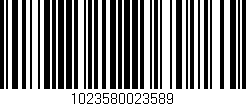 Código de barras (EAN, GTIN, SKU, ISBN): '1023580023589'