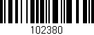 Código de barras (EAN, GTIN, SKU, ISBN): '102380'