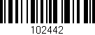 Código de barras (EAN, GTIN, SKU, ISBN): '102442'