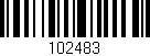 Código de barras (EAN, GTIN, SKU, ISBN): '102483'