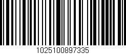Código de barras (EAN, GTIN, SKU, ISBN): '1025100897335'