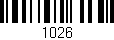 Código de barras (EAN, GTIN, SKU, ISBN): '1026'