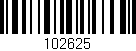 Código de barras (EAN, GTIN, SKU, ISBN): '102625'