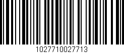 Código de barras (EAN, GTIN, SKU, ISBN): '1027710027713'